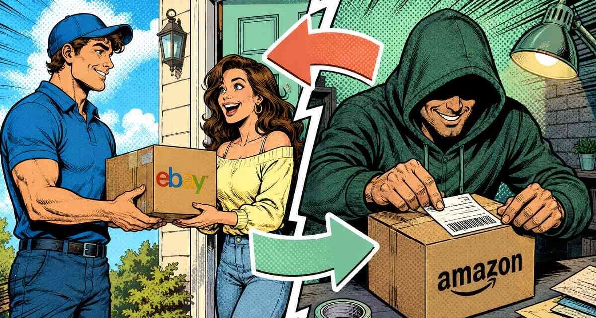Betrugsmasche bei eBay und Amazon: Retourenlabel manipuliert