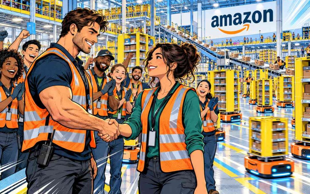 Amazon Zweibrücken: 1.000 Jobs besetzt – Roboter rollen an