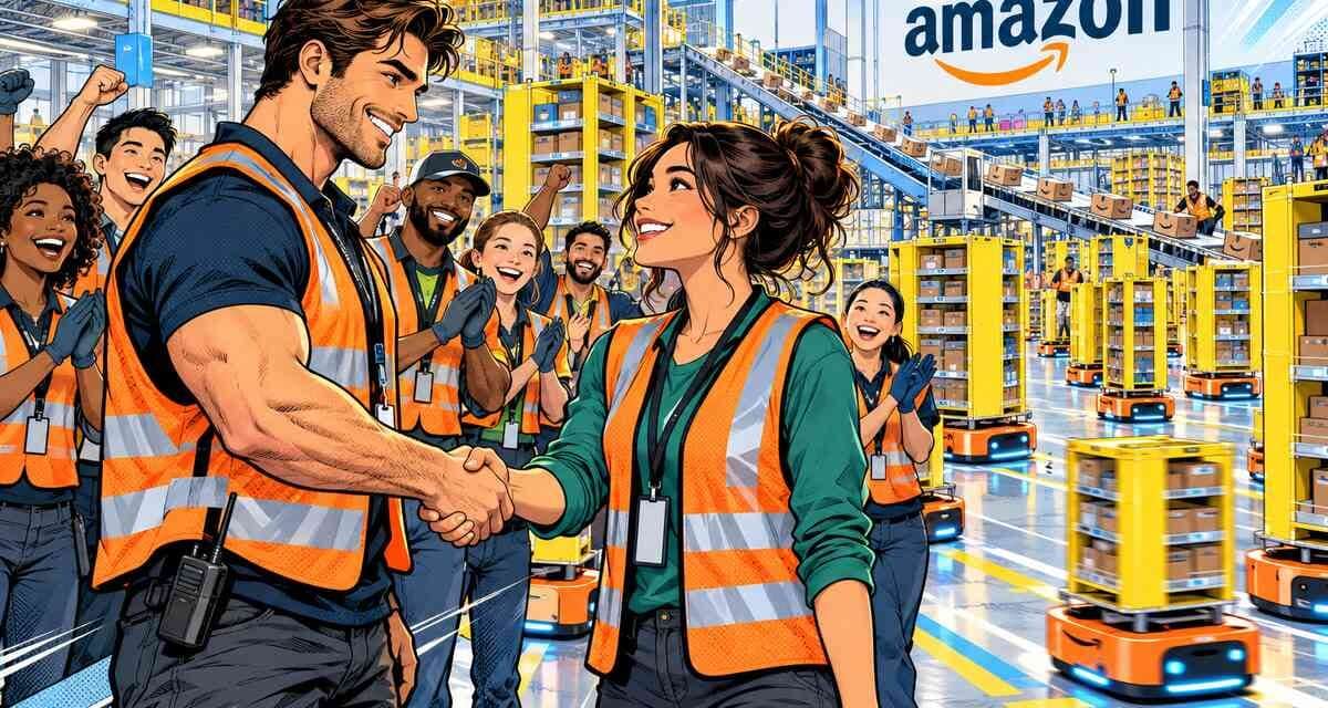 Amazon Zweibrücken: 1.000 Jobs besetzt – Roboter rollen an