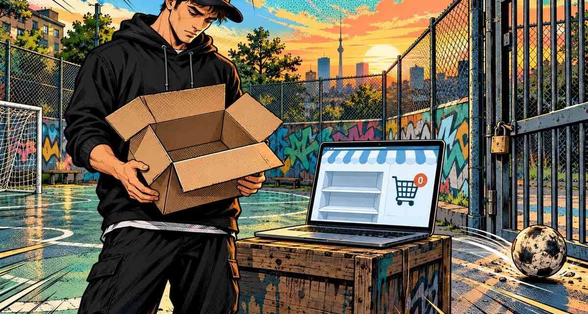 Bolzplatzkind Insolvenz: Shop leer, Bilanzen Jahre zu spät